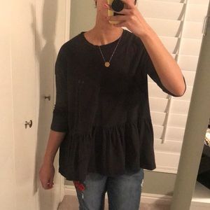 Asos oversized peplum